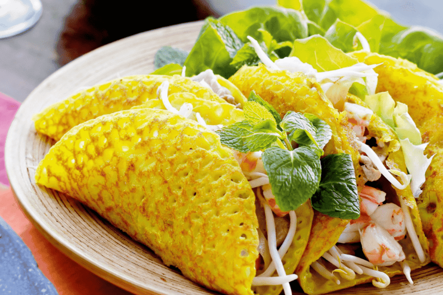 Bánh xèo tinh bột nghệ