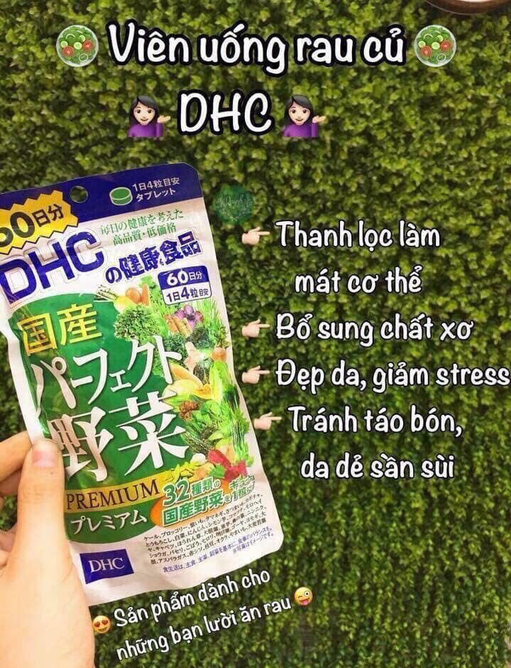 Chức năng của viên uống DHC rau củ quả Nhật Bản Chức năng của viên uống DHC rau củ quả Nhật Bản