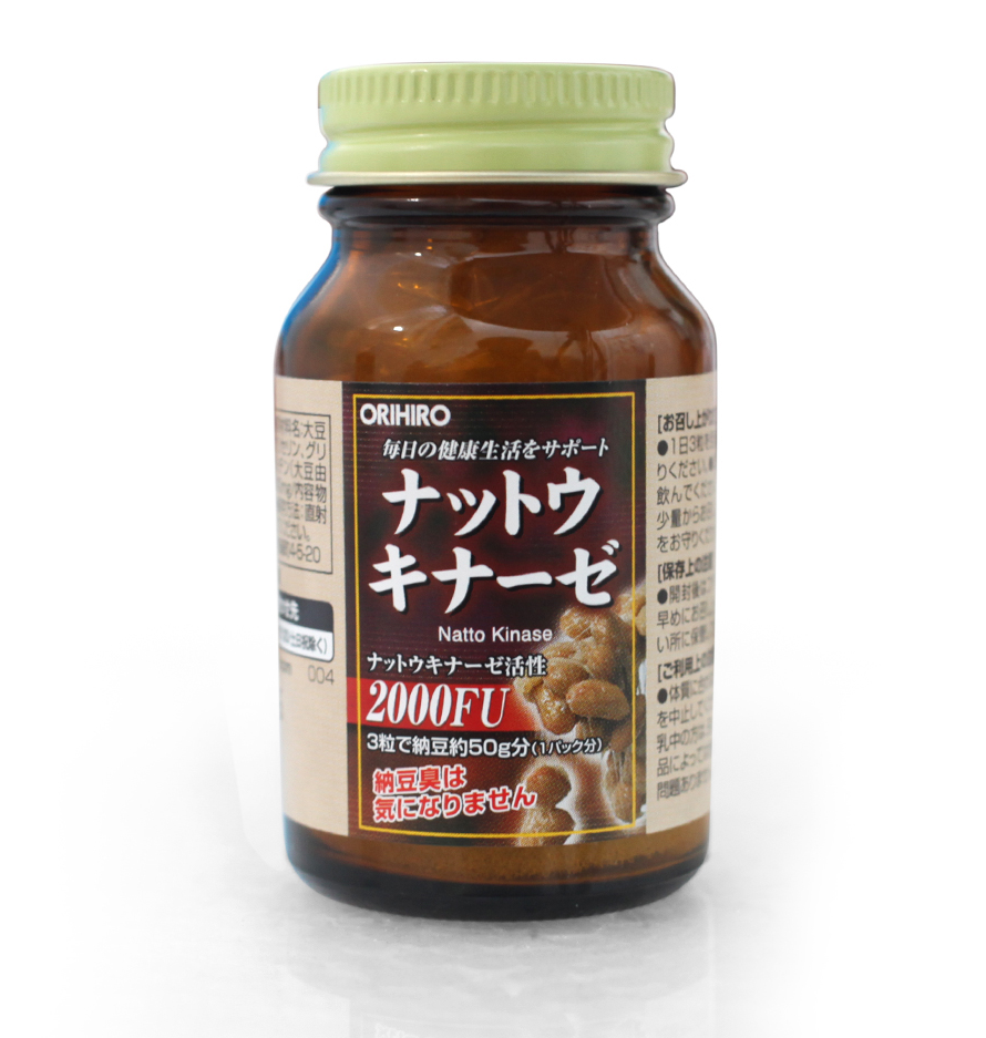 Chức năng củaviên uống chống đột quỵ Nattokinase 2000FU Orihiro Nhật Bản Chức năng củaviên uống chống đột quỵ Nattokinase 2000FU Orihiro Nhật Bản
