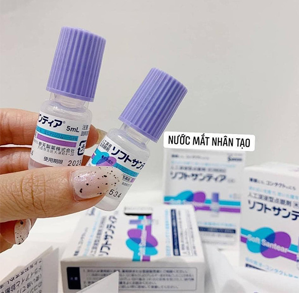 Đặt mua nước nhỏ mắt nhân tạo Santen Soft Santear Nhật Bản giá tốt