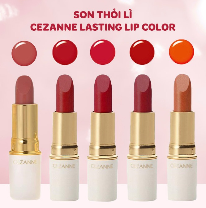 Đặt mua son thỏi lì Cezanne của Nhật Bản giá tốt