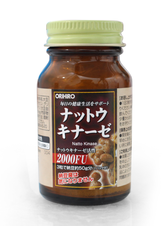 Đặt mua viên uống chống đột quỵ Nattokinase 2000FU Orihiro Nhật Bản giá tốt