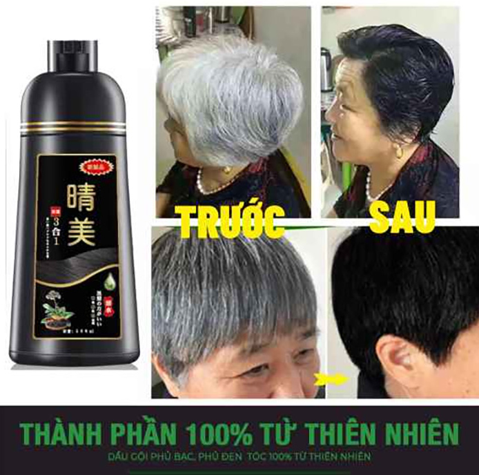 Dầu gội nhuộm tóc Komi