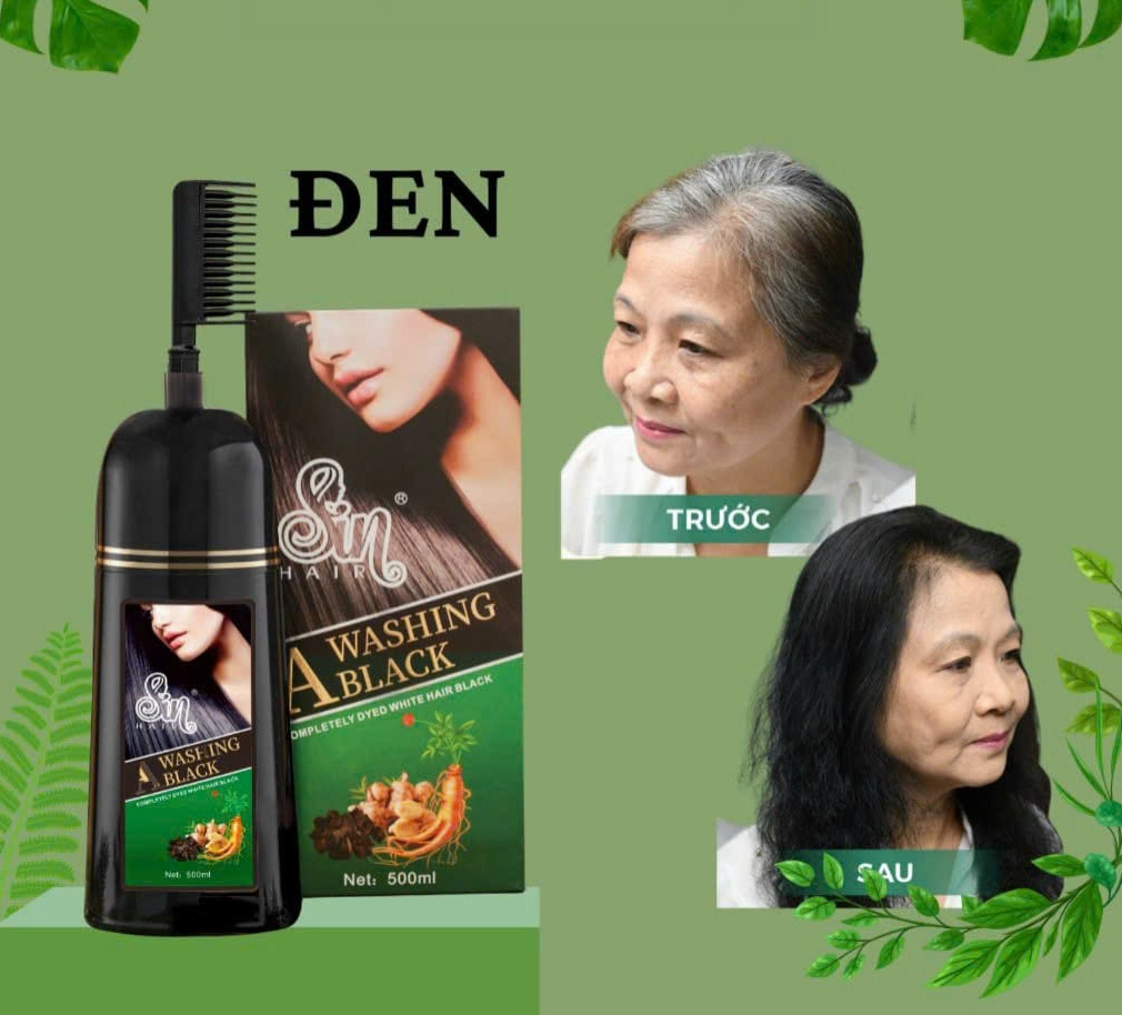Dầu gội nhuộm tóc Sin Hair