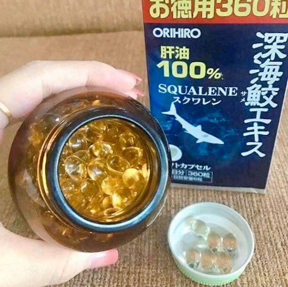 Hướng dẫn sử dụng viên uống sụn vi cá mập Orihiro Squalene của Nhật Bản Hướng dẫn sử dụng viên uống sụn vi cá mập Orihiro Squalene của Nhật Bản