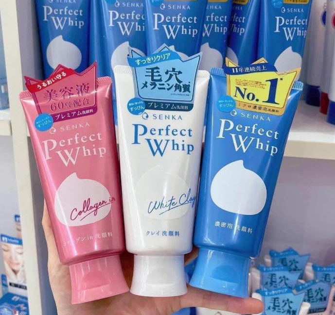 Sữa rửa mặt Senka Ferfect Whip của Nhật Bản Sữa rửa mặt Senka Ferfect Whip của Nhật Bản