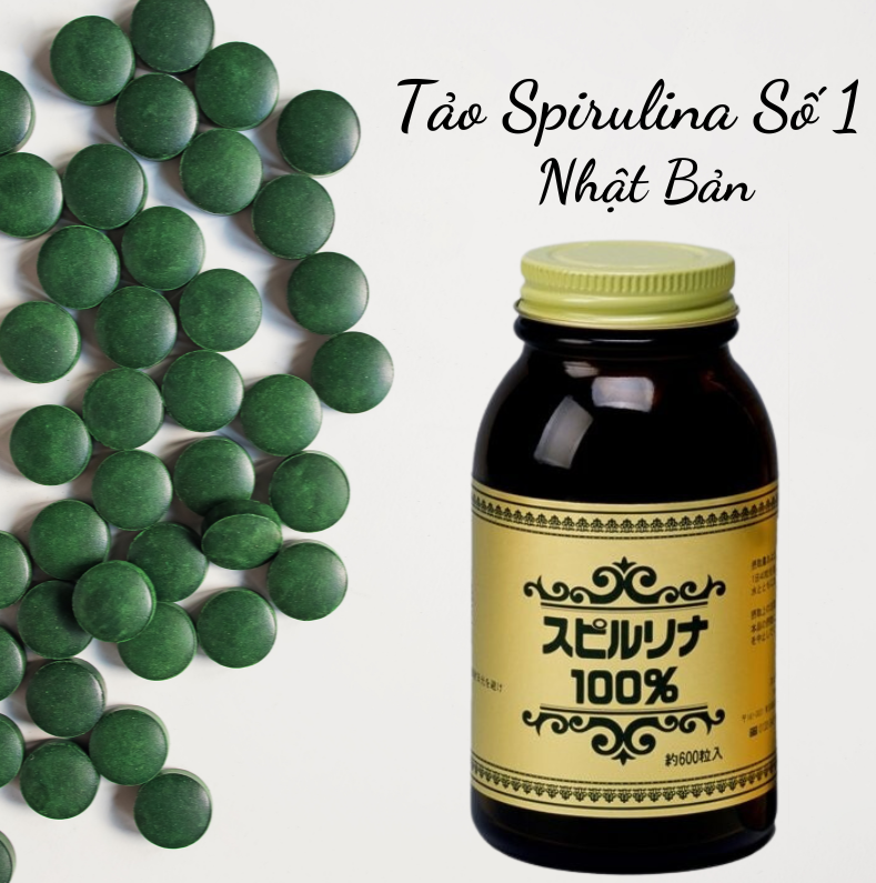 Tảo xoắn Spirulina của Nhật Bản giá tốt Tảo xoắn Spirulina của Nhật Bản giá tốt