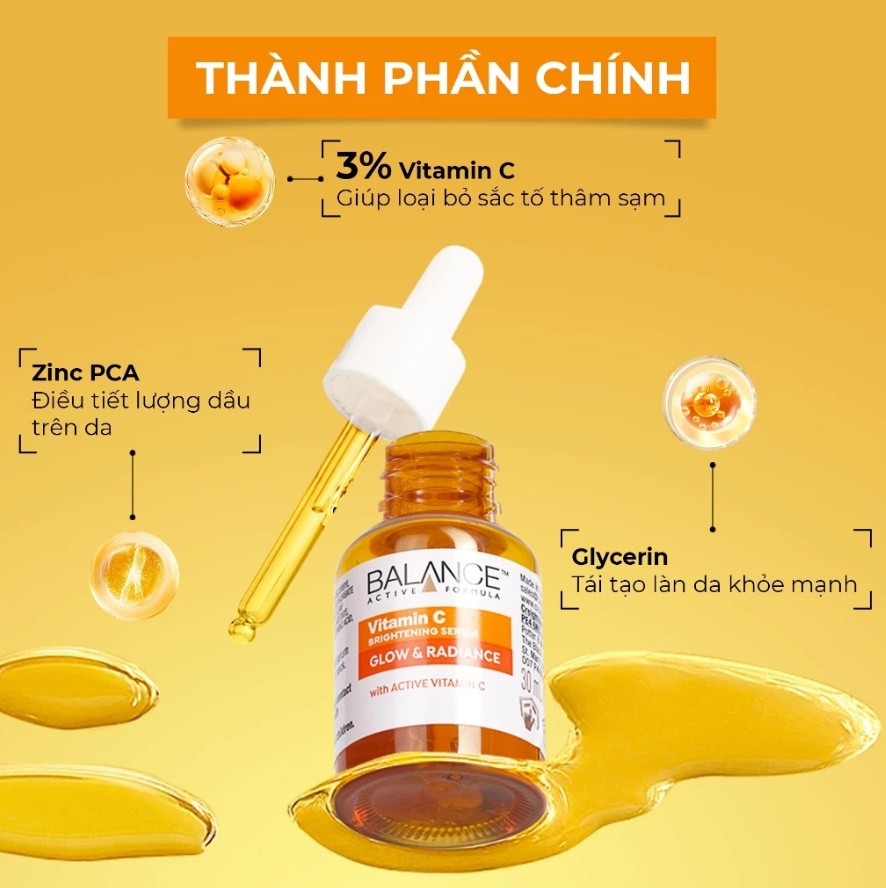 Thành phần của Serum Vitamin C Thành phần của Serum Vitamin C