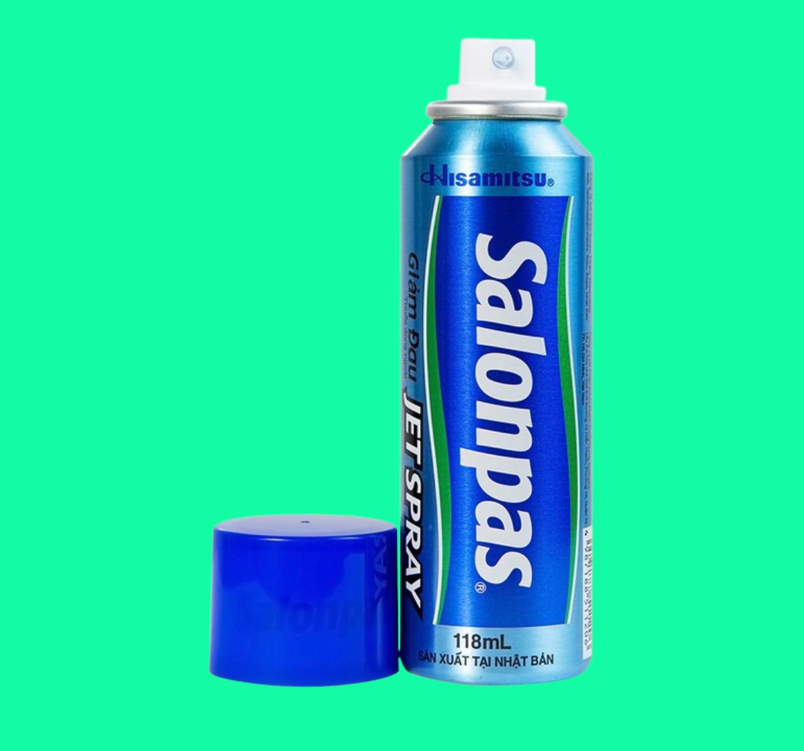 Thành phần của chai xịt giảm đau Salonpas Jet Spray Hisamitsu của Nhật Bản Thành phần của chai xịt giảm đau Salonpas Jet Spray Hisamitsu của Nhật Bản