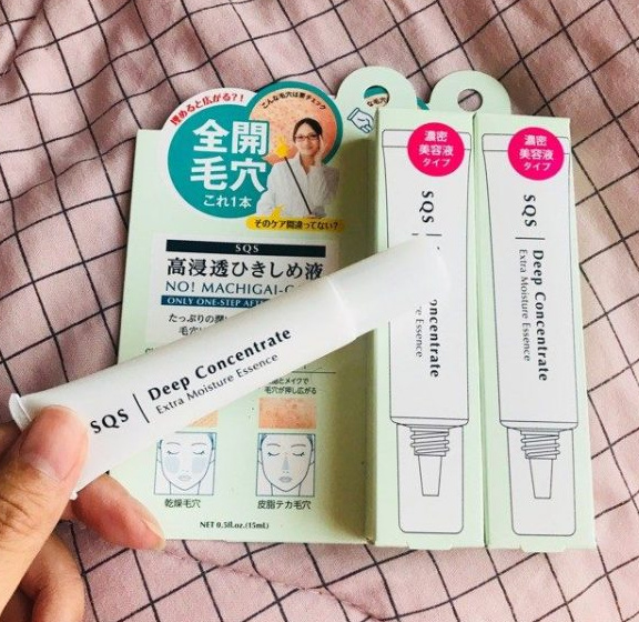 Thành phần của kem se khít lỗ chân lông SQS Deep Concentrate Extra Moisture Essence của Nhật Bản Thành phần của kem se khít lỗ chân lông SQS Deep Concentrate Extra Moisture Essence của Nhật Bản