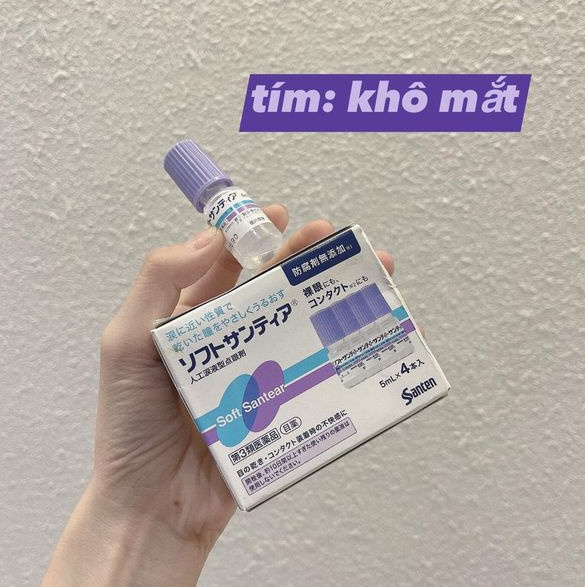 Thành phần của nước nhỏ mắt nhân tạo Santen Soft Santear Nhật Bản Thành phần của nước nhỏ mắt nhân tạo Santen Soft Santear Nhật Bản