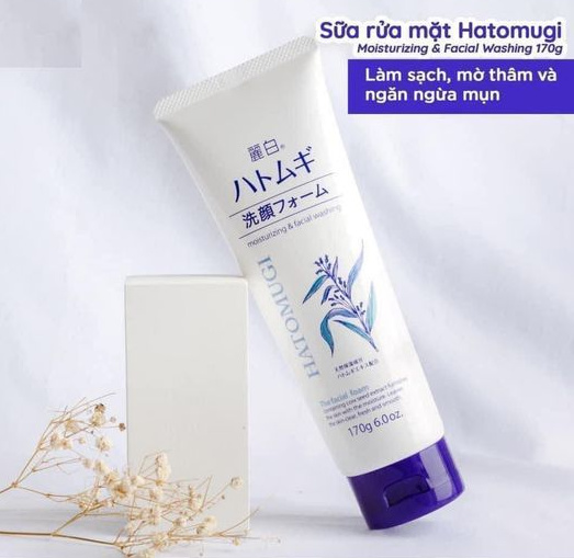 Thành phần của sữa rửa mặt Hatomugi Nhật Bản