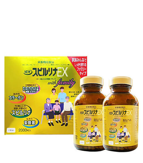 Thành phần của tảo vàng Spirulina EX của Nhật Bản Thành phần của tảo vàng Spirulina EX của Nhật Bản