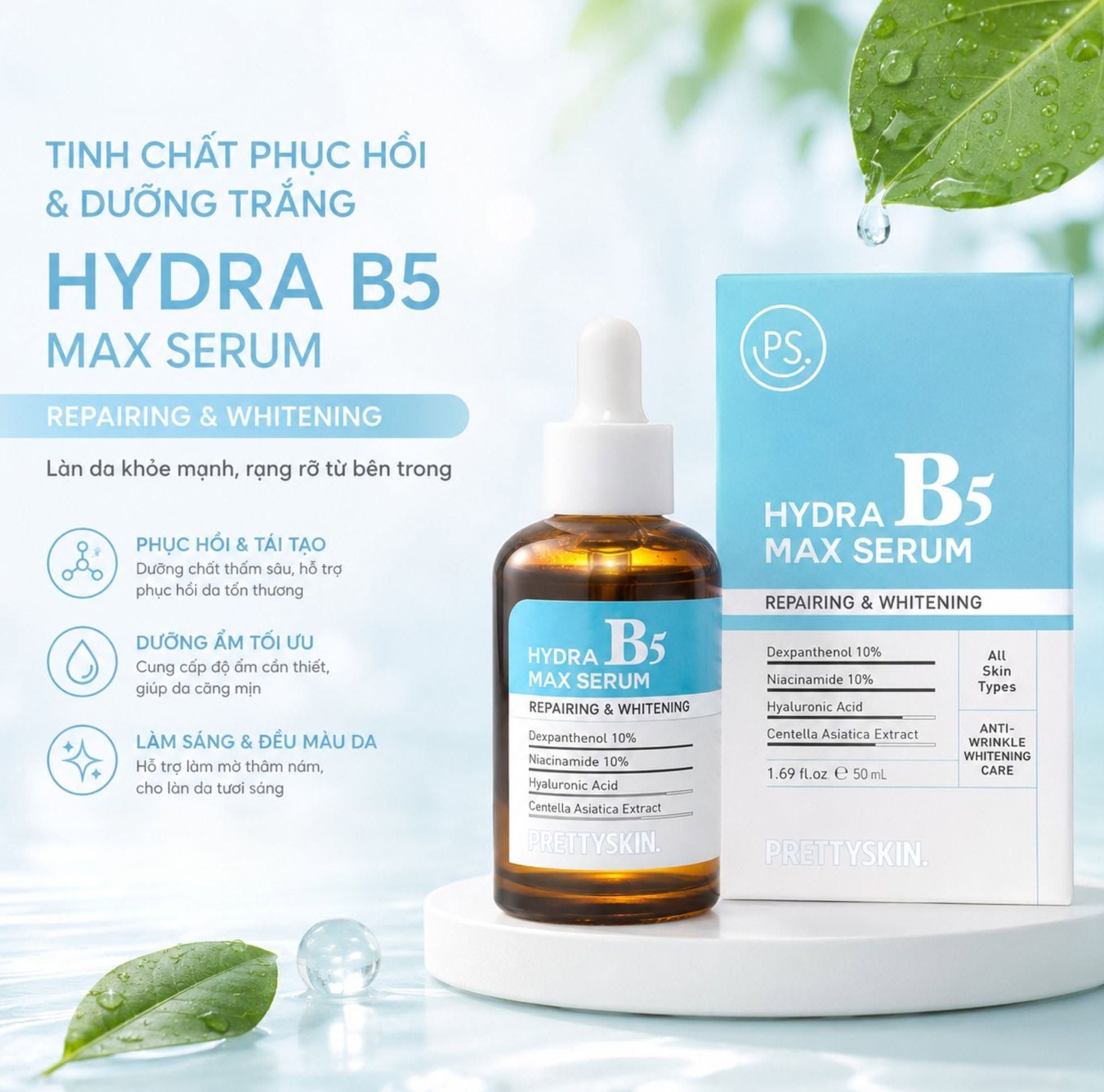 Thành phần, tác dụng và hướng dẫn sử dụng Serum B5 Thành phần, tác dụng và hướng dẫn sử dụng Serum B5
