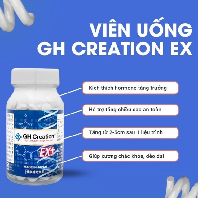 Viên uống tăng chiều cao GH Nhật Bản bản mới EX++
